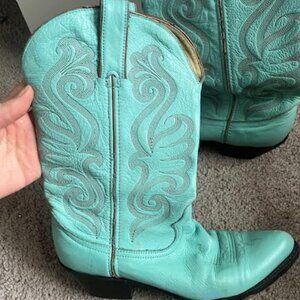 Turqoise Cowgirl Boots Durango SIZE 9
